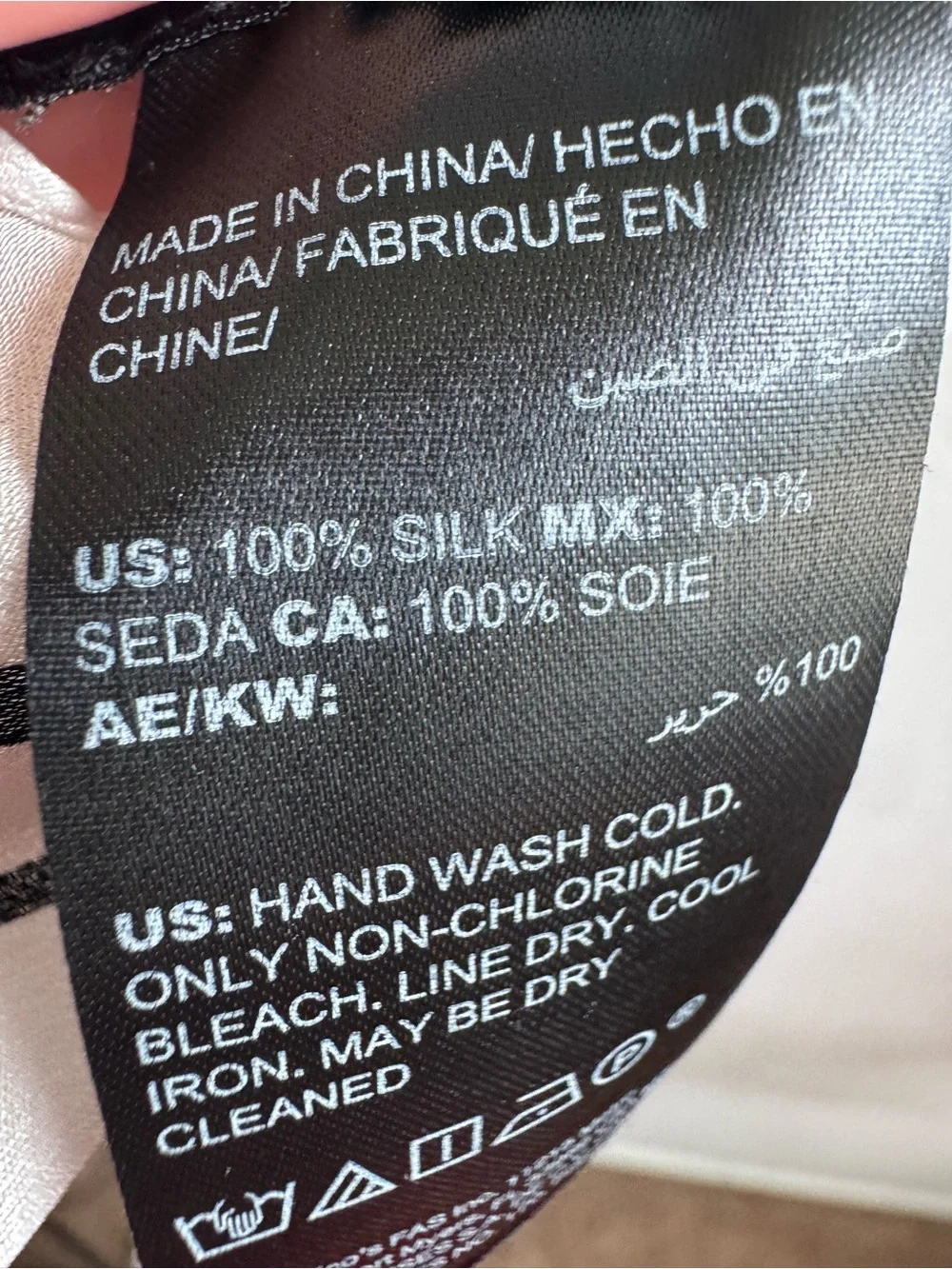 White House black market 100% silk white, black and purple floral scarf shawl